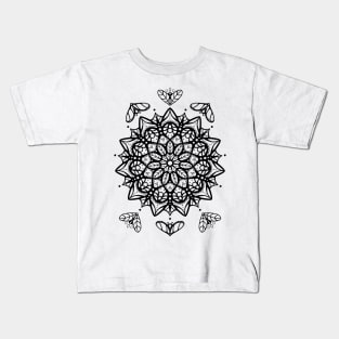 Fleeting Heart Mandala Kids T-Shirt